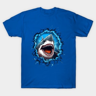 Great White Shark Attack T-Shirt